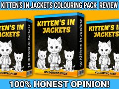 Kitten's In Jackets Colouring Pack Review